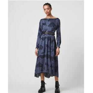 NWT All Saints Faustin Accoustic Dress 10